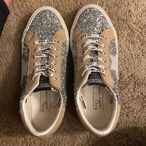 Vintage Havana Silver Sparkle Sneakers | 6